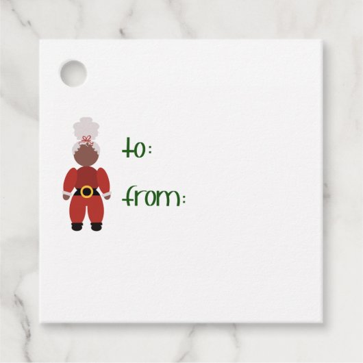 ミセスCクリスマスプレゼントラベル フェイバータグ (正面)