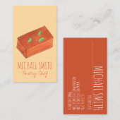 ミソアパックインディアンスイーツベーカリーパティシシェフフード 名刺 (正面/裏面)