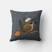 ミソサザイの魔法使い クッション (裏面)