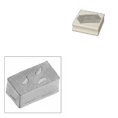 ミソール・パック インドのスイート パストリーシェフ 食品 ラバースタンプ (押印)