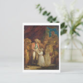 ミゾールのスルタン、ティプ・サヒブの二人の息子の引き渡し ポストカード (スタンド正面)