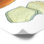 ミタイインディアンスイーツイラストレーション ポスター (角)