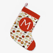 ミタイインディアンスイーツ菓子デザートIndia スモールクリスマスストッキング (正面 (吊り時))