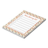 ミタイインディアンスイーツ食品料理食料品一覧 ノートパッド (回転)