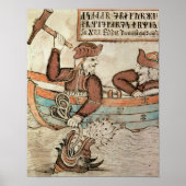 ミダガードのヘビのためのトール魚釣り ポスター (正面)