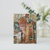 ミダスの娘が金ゴールドに ポストカード (スタンド正面)