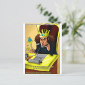 ミダス王が贈答用の一般的な金ゴールドおもしろいティーをキャッチ ポストカード (スタンド正面)