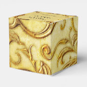 ミダスTouch金ゴールド結婚式の引き出物ボックス フェイバーボックス (裏面サイド)
