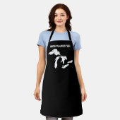 ミチガン素晴らしスター湖 エプロン (着用した状態)