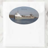 ミチピコテンのシール 楕円形シール (バッグ)