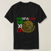 ミチョアカンメキシコ国旗のTシャツ Tシャツ (デザイン正面)