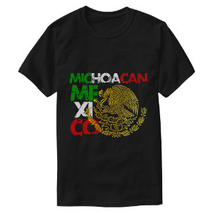 ミチョアカン メキシコ 旗 Tシャツ