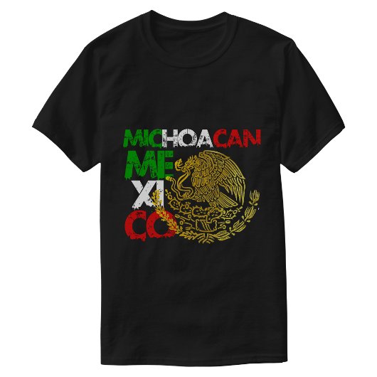 ミチョアカン メキシコ 旗 Tシャツ