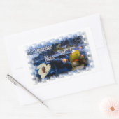 ミチランダーマン冬！ 長方形シール (封筒)