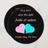 ミッおもしろいト・ミセスハート セーブザデート (正面/裏面)