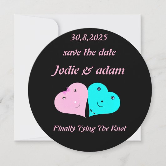 ミッおもしろいト・ミセスハート セーブザデート (正面)