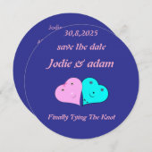 ミッおもしろいト・ミセスハート セーブザデート (正面/裏面)