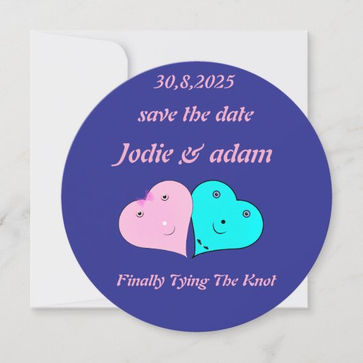 ミッおもしろいト・ミセスハート セーブザデート (正面)