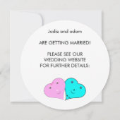 ミッおもしろいト・ミセスハート セーブザデート (裏面)