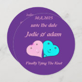 ミッおもしろいト・ミセスハート セーブザデート (正面/裏面)