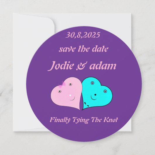 ミッおもしろいト・ミセスハート セーブザデート (正面)