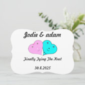 ミッおもしろいト・ミセスハート 招待状 (スタンド正面)