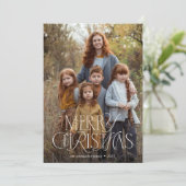 ミッエレガントクタイプ全写真メリークリスマス シーズンカード (スタンド正面)