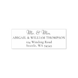 ミッエレガントズクラシック結婚差出人住所 セルフインキングスタンプ