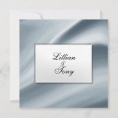 ミッエレガントト結婚式招待状 招待状 (裏面)