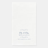 ミッエレガントト・ミセスモダンのシックなダスティ結婚・ブルー (正面)