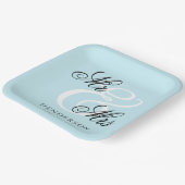 ミッエレガントミニマルズとミセス結婚ズ ペーパープレート (傾斜あり)