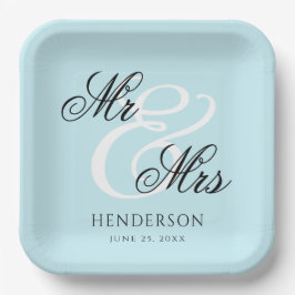 ミッエレガントミニマルズとミセス結婚ズ ペーパープレート