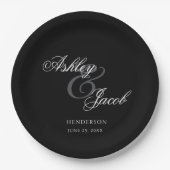 ミッエレガントミニマルズとミセス結婚ズ ペーパープレート (正面)