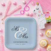 ミッエレガントミニマルズとミセス結婚ズ ペーパープレート (パーティー)