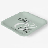 ミッエレガントミニマルズとミセス結婚ズ ペーパープレート (傾斜あり)