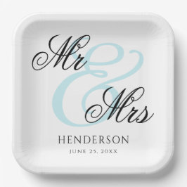 ミッエレガントミニマルズとミセス結婚ズ ペーパープレート