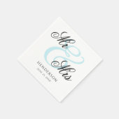 ミッエレガントミニマルトのナ結婚プキン スタンダードカクテルナプキン (角)