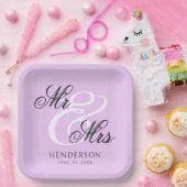 ミッエレガントミニマルトのナ結婚プキン ペーパープレート (パーティー)