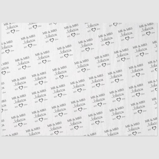 ミッカスタマイズズ・ミセス・カップル記念日 薄葉紙 (正面)