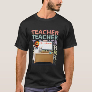 ミッカスタムズ・ジョンソン先生コケットボウハロウィーン Tシャツ