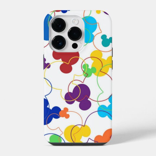 ミッカラフルキーマウス iPhoneケース (裏面)