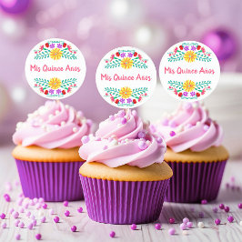 ミッカラフルクインアノスメキシカンフィエスタ花 ラウンドシール