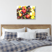 ミッカラフルクスさくらんぼフードキャンバスウォールアート キャンバスプリント (インサイチュ (寝室))