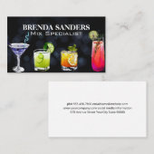 ミッカラフルクドリンクイラストレーション 名刺 (正面/裏面)