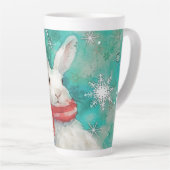 ミッカラフルクメディアプリントホリデーマグカップAP446B1 カフェラテマグ (右アングル)