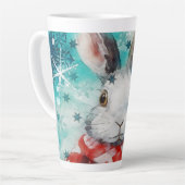 ミッカラフルクメディアプリントホリデーマグカップAP448B1 カフェラテマグ (左アングル)