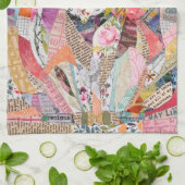 ミッカラフルクメディア紙アートキャットキッチンタオル キッチンタオル (折り畳み)