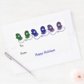 ミッカラフルテンス 長方形シール (封筒)