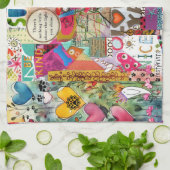 ミッカラフルトメディ感動的アキッチンタオル キッチンタオル (折り畳み)