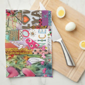 ミッカラフルトメディ感動的アキッチンタオル キッチンタオル (四つ折り)